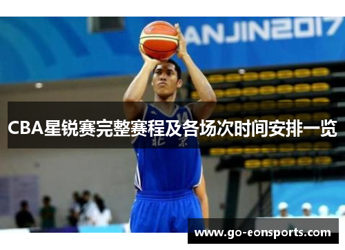 CBA星锐赛完整赛程及各场次时间安排一览