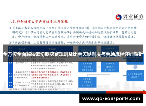 全方位全面解读欧协联决赛规则及比赛关键制度与赛场流程详细解析 全方位全面解读欧协联决赛规则及比赛关键制度与赛场流程详细解析