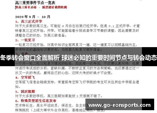 冬季转会窗口全面解析 球迷必知的重要时间节点与转会动态 冬季转会窗口全面解析 球迷必知的重要时间节点与转会动态